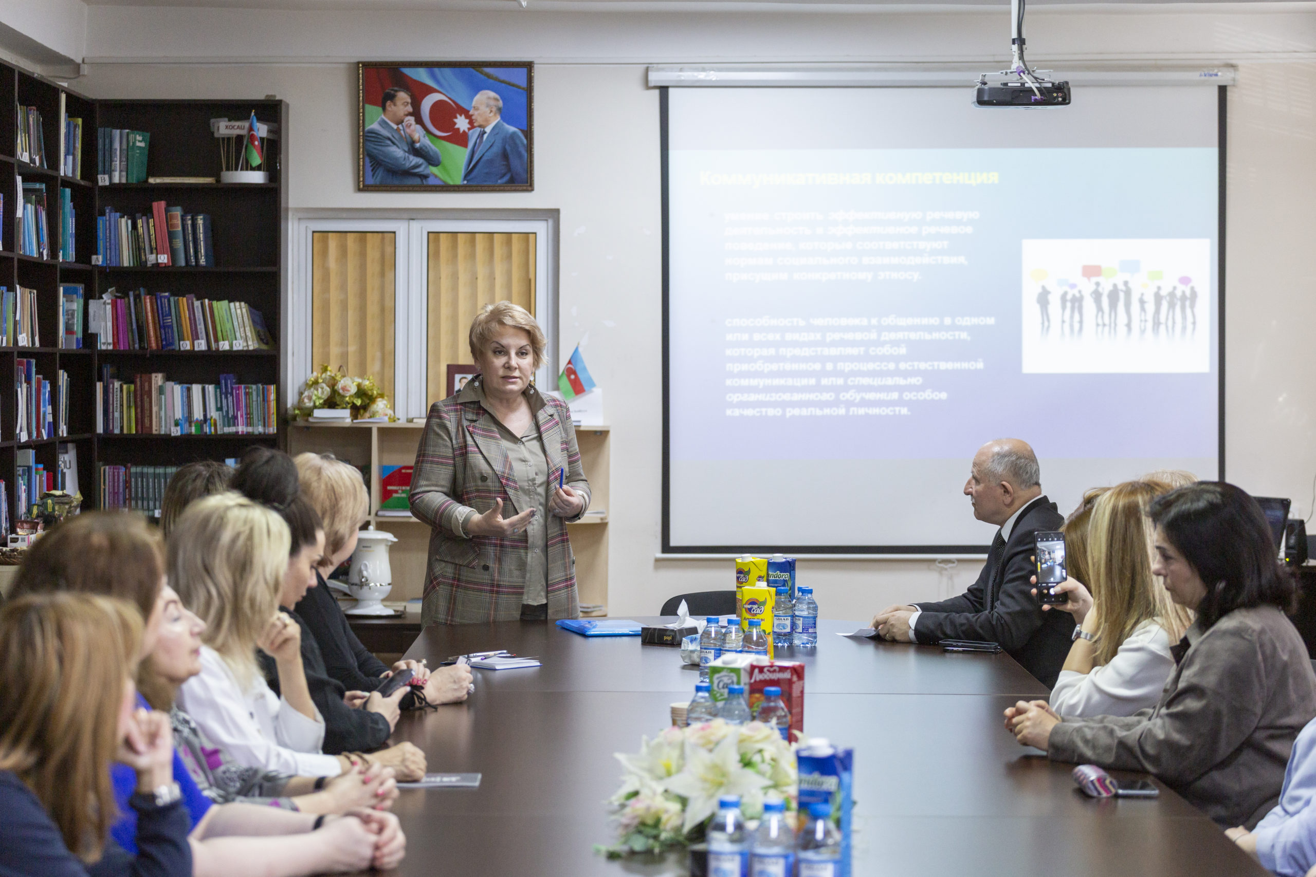 Мастер-классы в Азербайджанском университете языков
